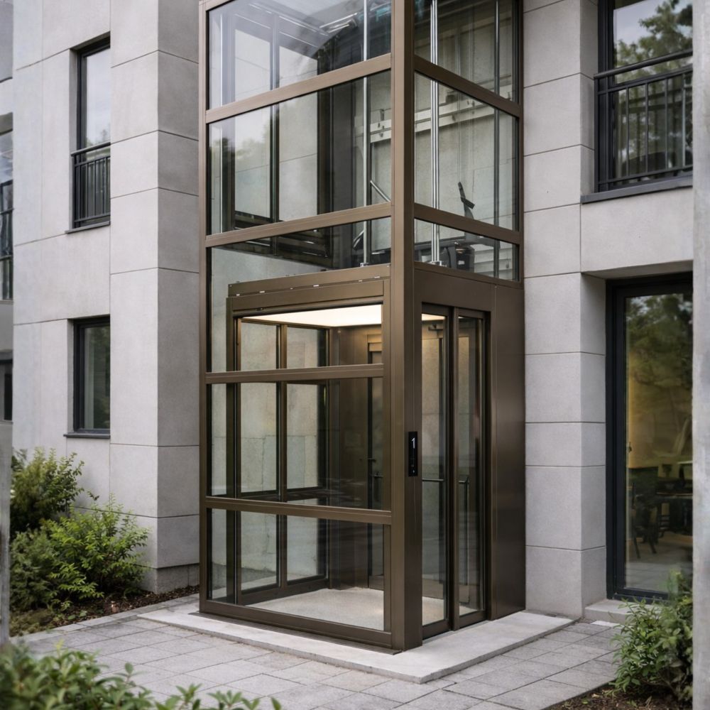 Panoramik asansör montajı